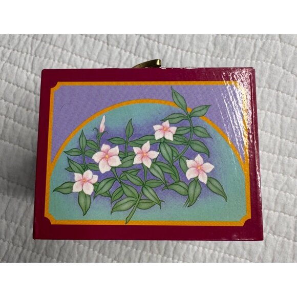 VTG Sankyo Shoji Animated Dancing Fairy Shadow Music Jewelry Trinket Box - Picture 10 of 12